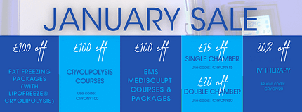 Achieve your new year goals with Cryotherapy and fat freezing deals at Cryojuvenate