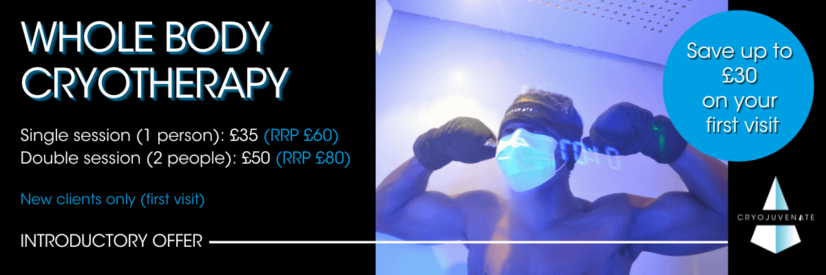 Whole Body Cryotherapy intro offer in Sevenoaks Kent